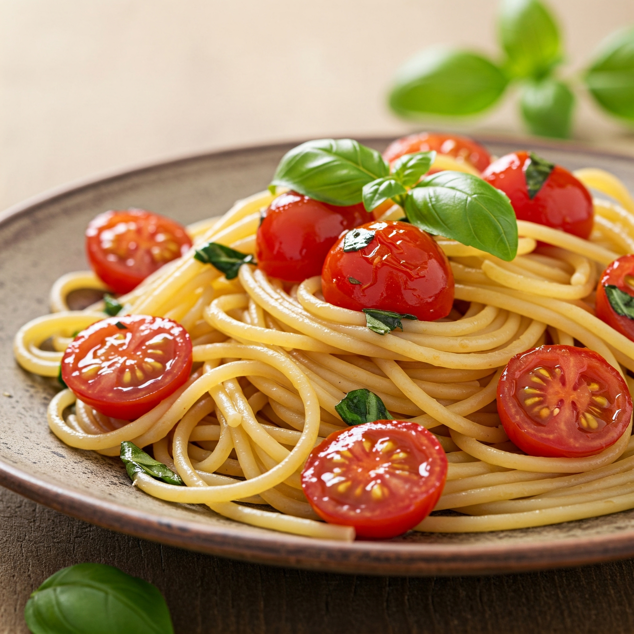 Spaghetti avec tomate