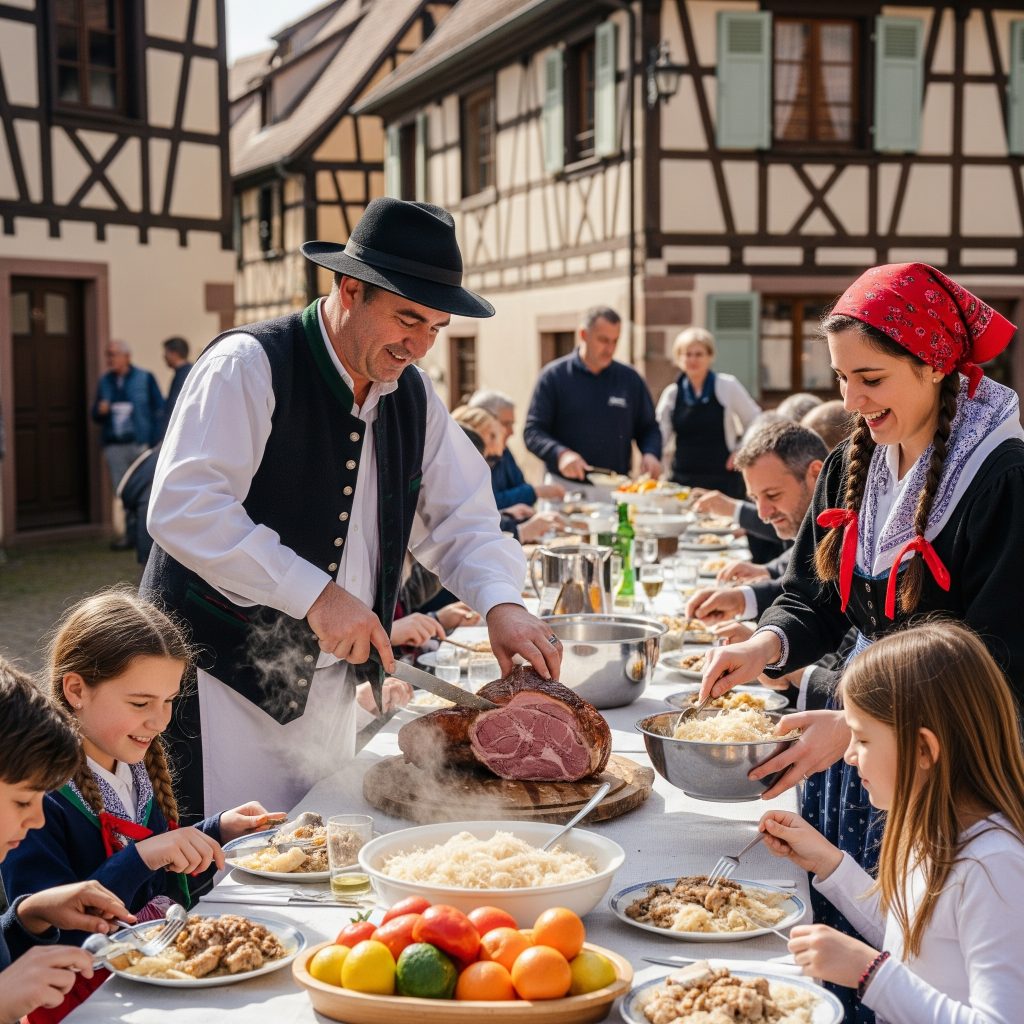 événement choucroute en extérieur